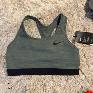 Nike gray sports bra